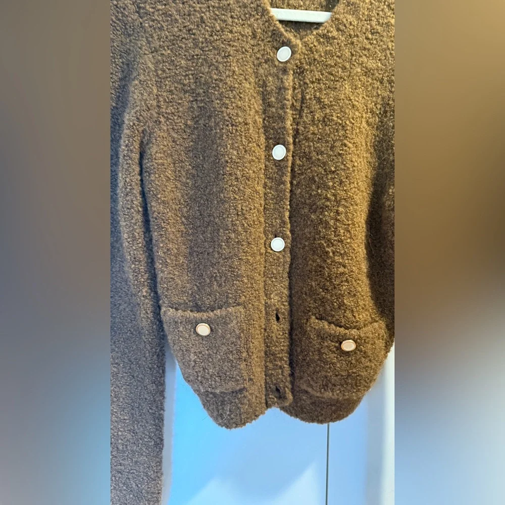 Frame Patch Pocket Cardigan (XS) - Picture 9 of 9